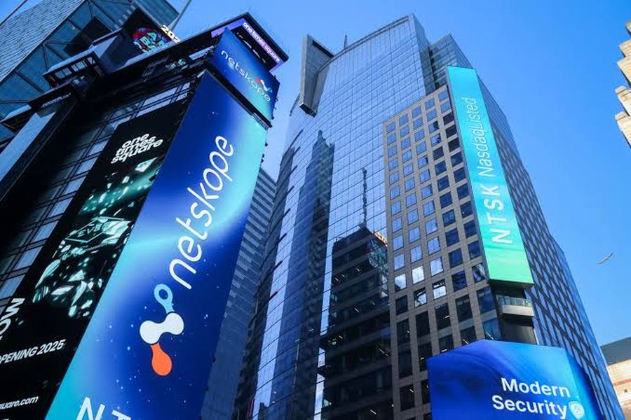 Netskope billboards on Times Square