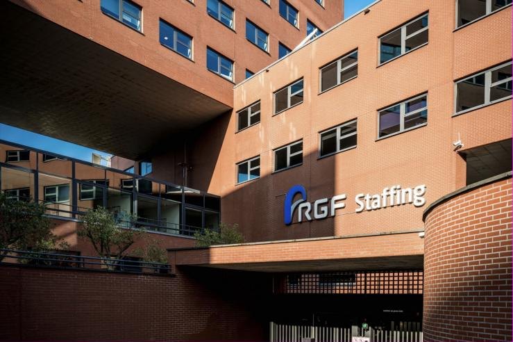 RGF Staffing office building with the company logo