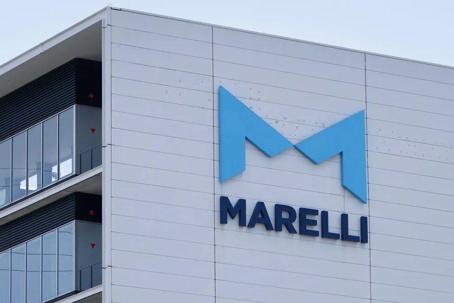 Marelli building with the company logo