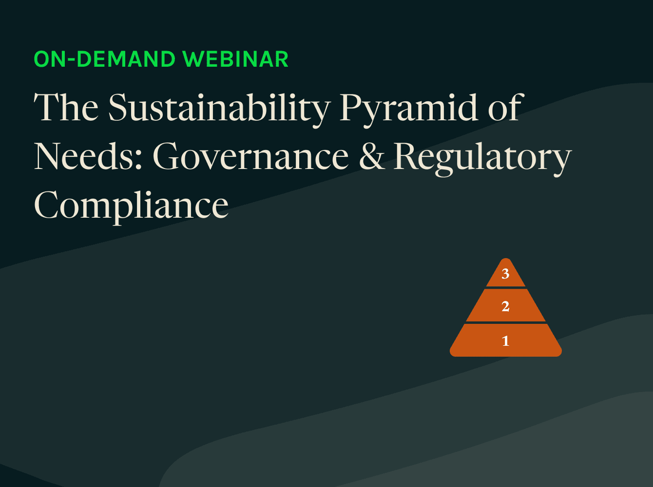 On-Demand Webinar: Sustainability Governance & Compliance