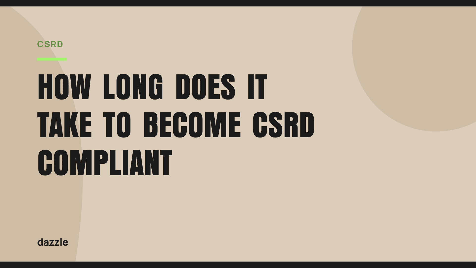 How long does it take to become CSRD compliant? How long does it take to become CSRD compliant?